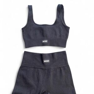 BO + TEE‎ Ribbed Legging and Sports Bra Set